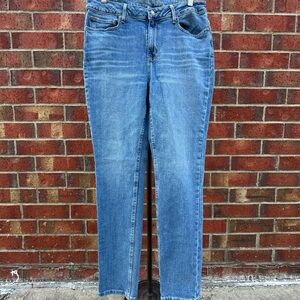 Harley Davidson Classic Blue Jeans Straight Leg Mid Rise Denim Casual 32